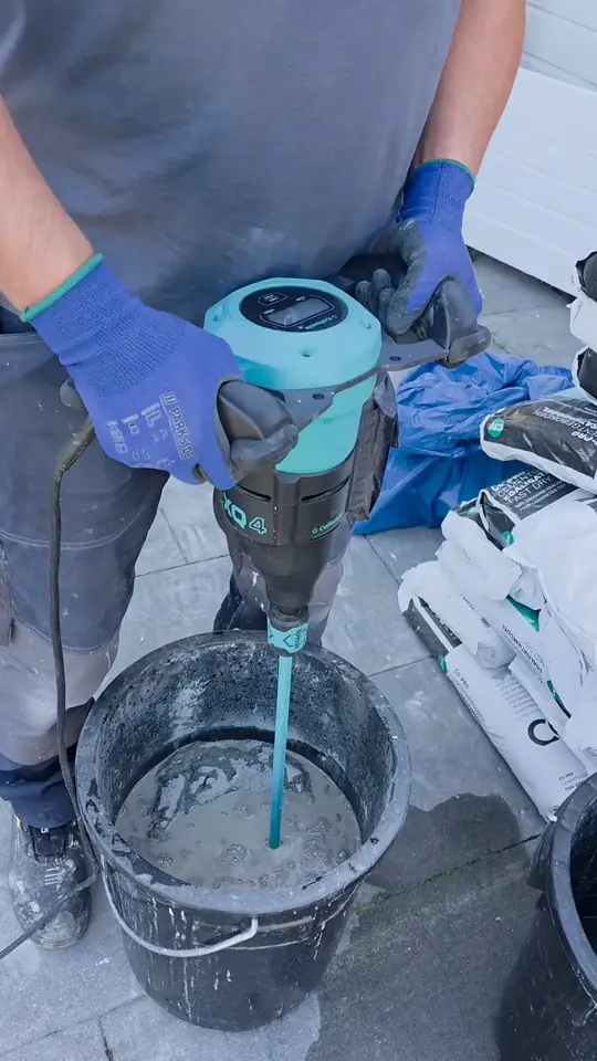 Egaline mengen met een mixer